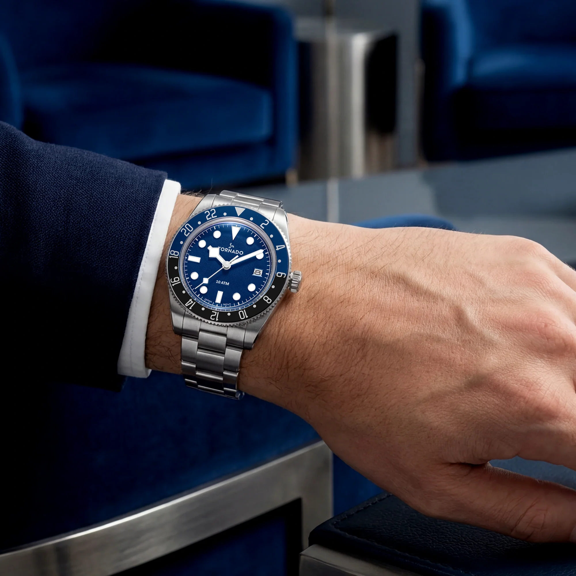 LUMINA DATE JUST Analog Blue - Image 5