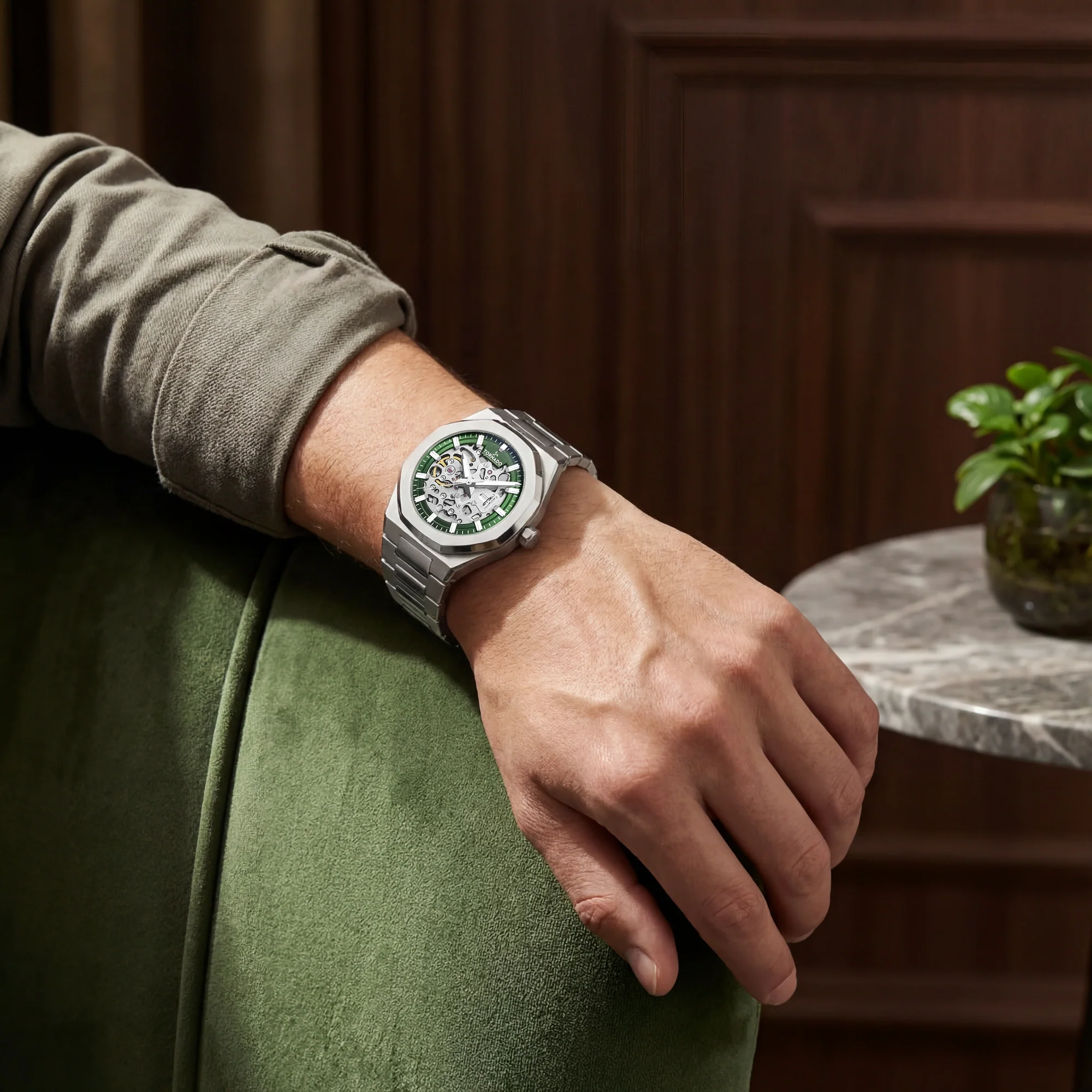 AUTONOVA Automatic Silver Green - Image 5