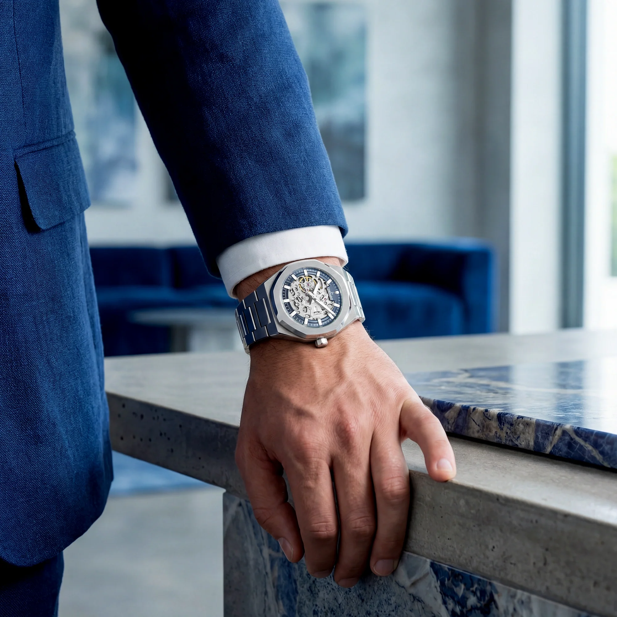 AUTONOVA Automatic Blue Silver - Image 5