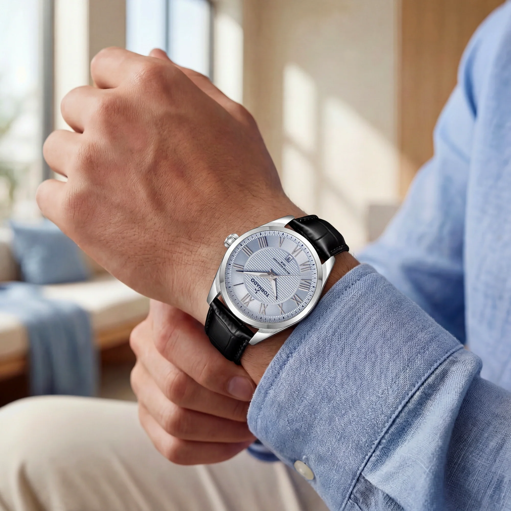 CELESTIA CLASSIC Analog Blue Silver - Image 5